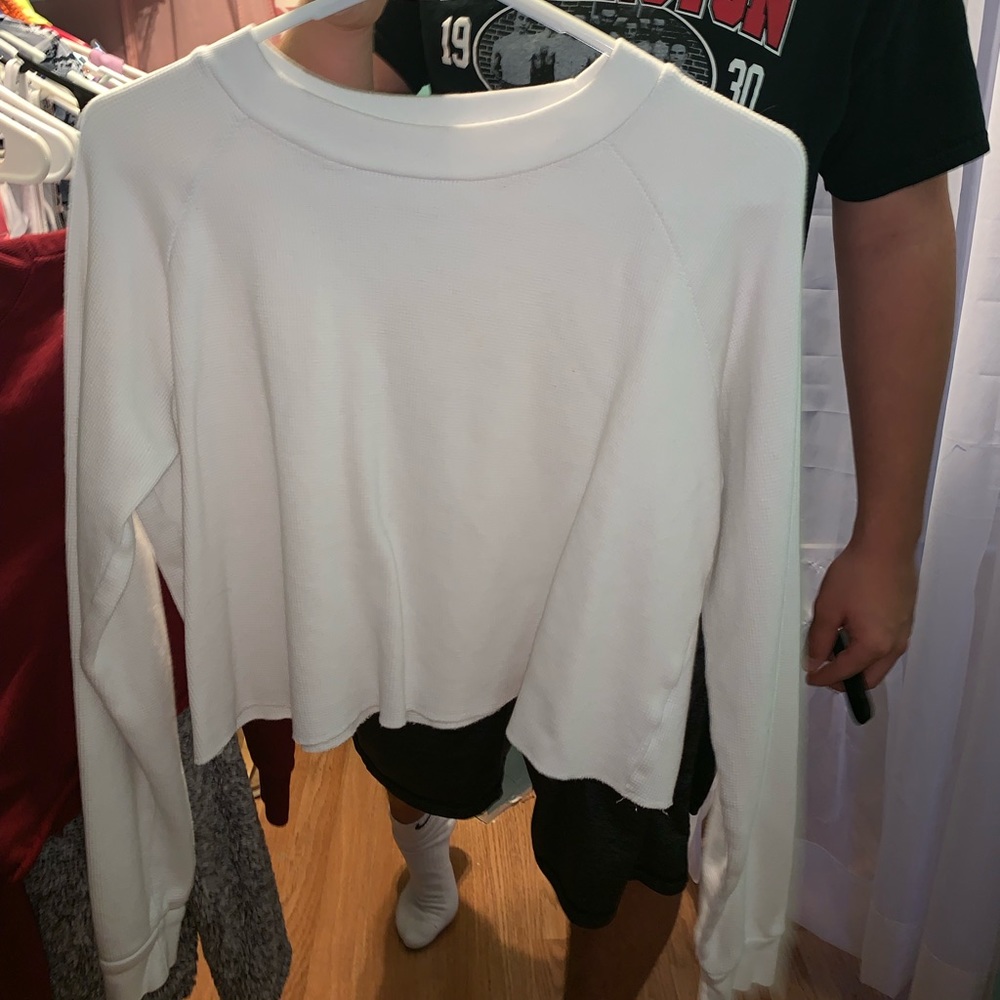 cropped hoodie
